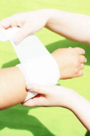 Bewohner Pflege medizinisch